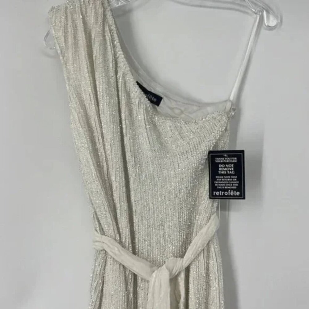 retrofete x REVOLVE Ella Dress in Moonglow White - Picture 6 of 7